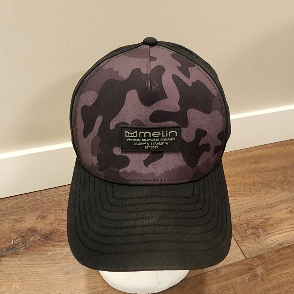 Melin Odysea Odyssey Brick Hydro Camo Snapback Hat Cap Adjustable size CL